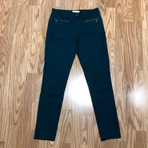 Teal skinny pants! Only worn a few times!